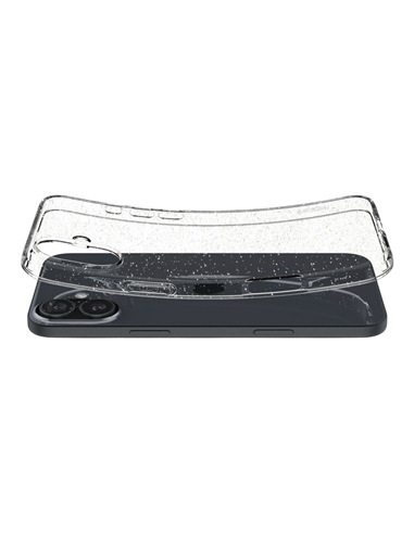 Husă Spigen iPhone 16 Liquid Crystal, Cristal cu sclipici