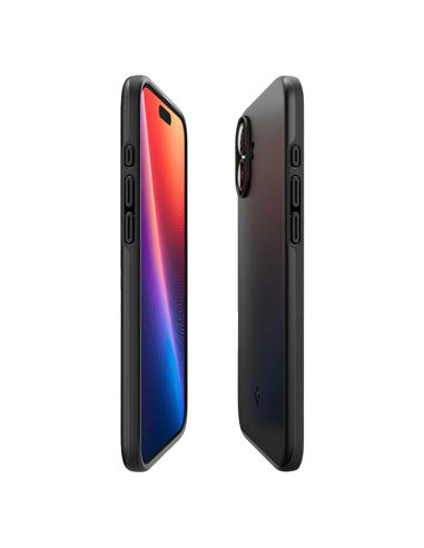 Husă Spigen iPhone 16 Thin Fit Mag Magsafe, Negru