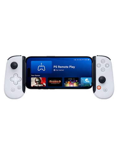 Controler de joc mobil Backbone One Lightning PlayStation Edition, Alb
