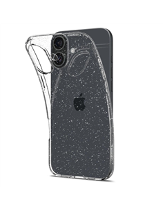Husă Spigen iPhone 16 Plus Liquid Crystal, Cristal cu sclipici 2