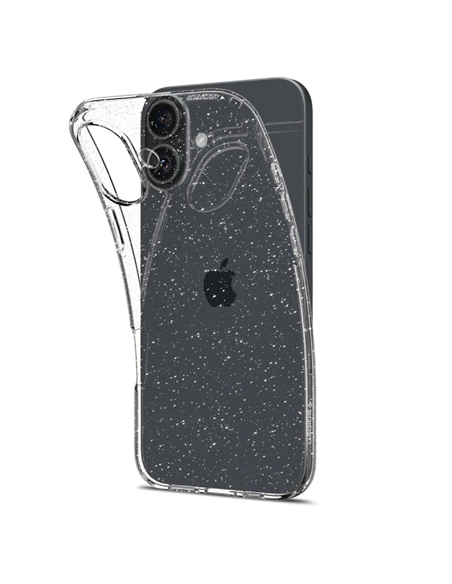 Husă Spigen iPhone 16 Plus Liquid Crystal, Cristal cu sclipici