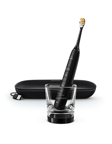 Электрическая звуковая зубная щетка Philips HX9911/17, Чёрный