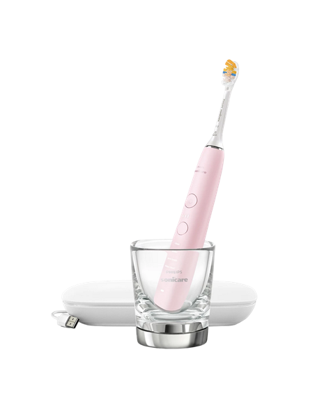Электрическая звуковая зубная щетка Philips HX9911/21, Розовый