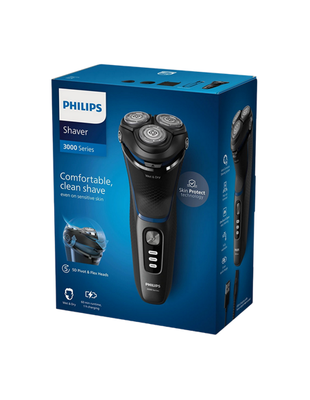Электробритва мужская Philips S3344/13, Чёрный Электробритва мужская Philips S3344/13, Чёрный