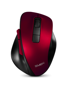 Mouse Wireless SVEN RX-525SW, Negru | Roșu