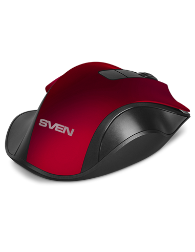 Mouse Wireless SVEN RX-525SW, Negru | Roșu