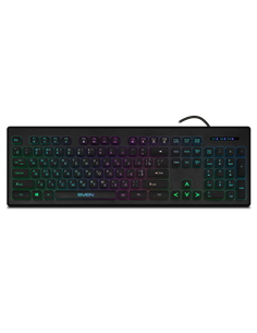 Tastatură SVEN KB-C7500EL, Cu fir, Negru