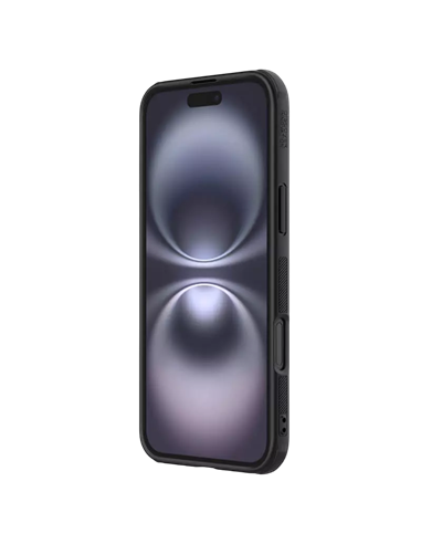 Husă Nillkin iPhone 16 - Super Frosted Shield Pro Magnetic, Negru