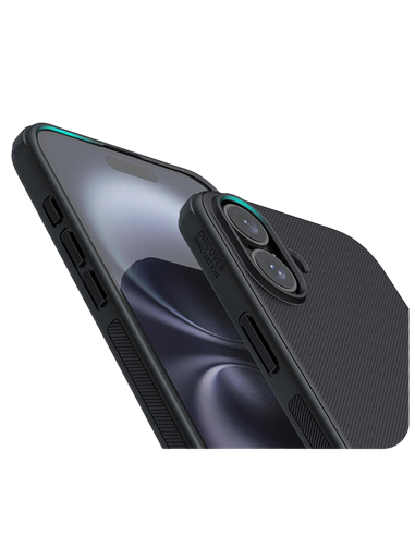 Чехол Nillkin iPhone 16 - Super Frosted Shield Pro Magnetic, Чёрный