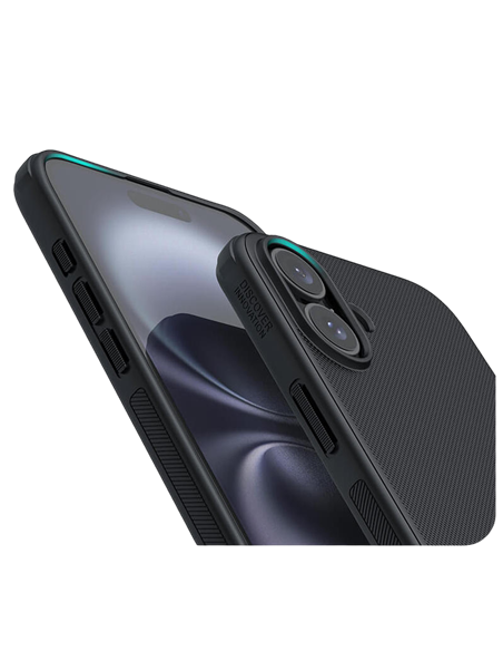 Husă Nillkin iPhone 16 - Super Frosted Shield Pro Magnetic, Negru