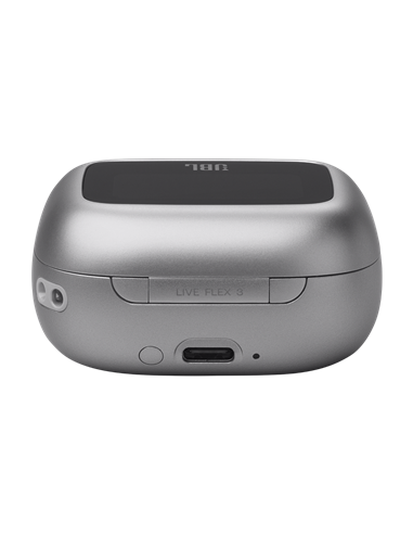 Căști JBL LIVE Flex 3, Argintiu