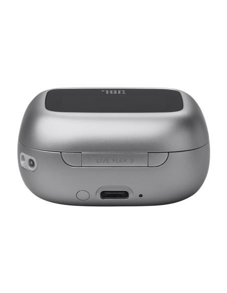 Căști JBL LIVE Flex 3, Argintiu