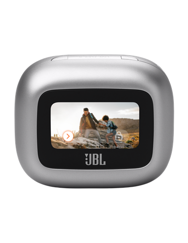 Căști JBL LIVE Flex 3, Argintiu