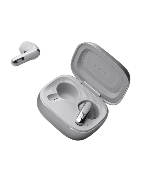 Căști JBL LIVE Flex 3, Argintiu