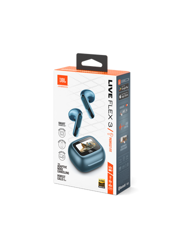 Căști JBL LIVE Flex 3, Albastru