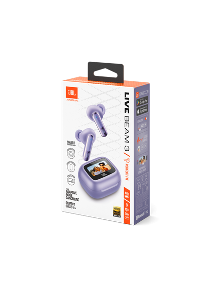 Căști JBL LIVE Beam 3, Violet