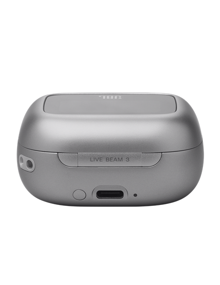 Căști JBL LIVE Beam 3, Argintiu