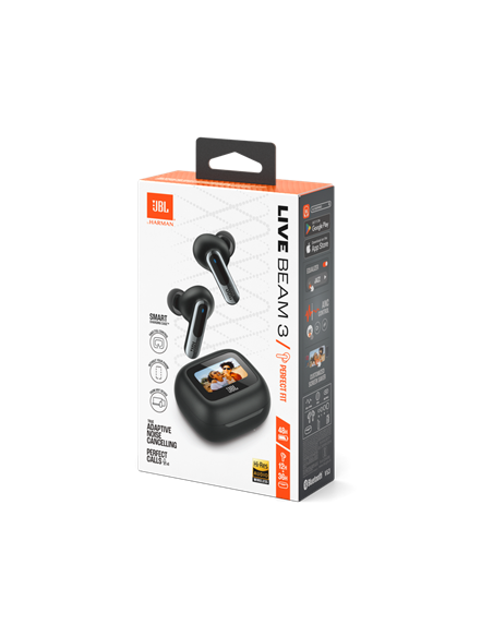 Căști JBL LIVE Beam 3, Negru