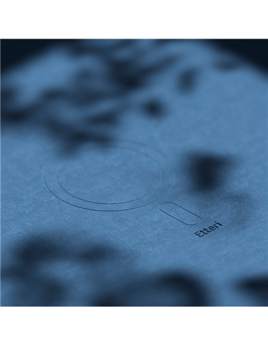 Чехол Etteri Silicone Mag case для iPhone 16, Темно-синий