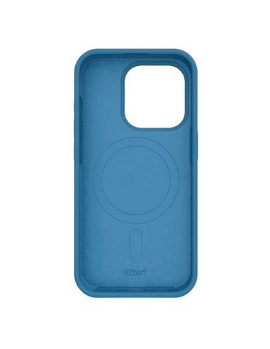 Husă Etteri Silicone Mag case penru iPhone 16 Pro, Albastru-închis