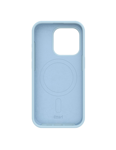 Husă Etteri Silicone Mag case pentru iPhone 16 Pro Max, Albastru deschis