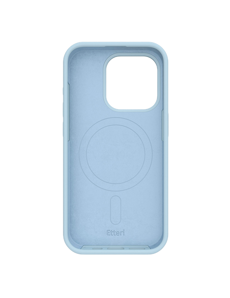 Чехол Etteri Silicone Mag case для iPhone 16 Pro Max, Голубой