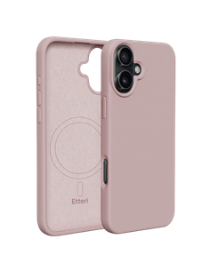 Чехол Etteri Silicone Mag case для iPhone 16 Plus, Light Pink