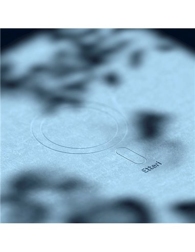 Husă Etteri Silicone Mag case pentru iPhone 16 Plus, Albastru deschis