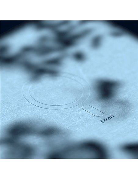 Husă Etteri Silicone Mag case pentru iPhone 16 Plus, Albastru deschis