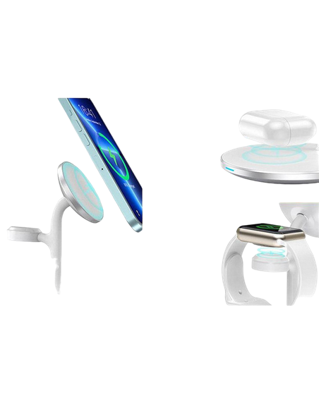 Încărcător wireless Choetech T585-F, 15W, Alb