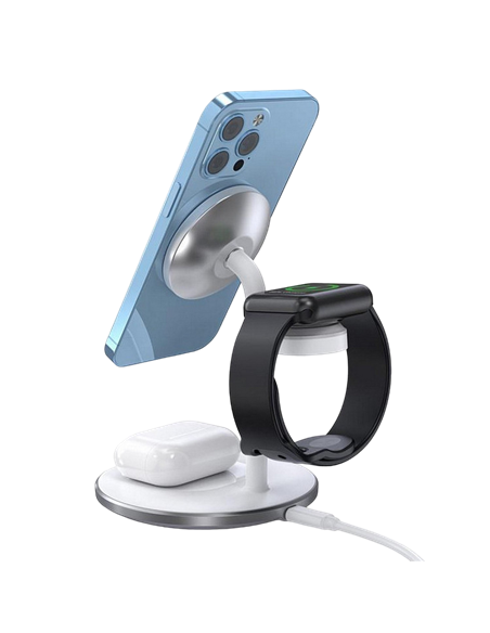 Încărcător wireless Choetech T585-F, 15W, Alb