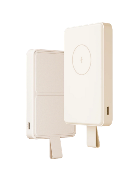Acumulator extern Xiaomi Magnetic, 6000mAh, Bej
