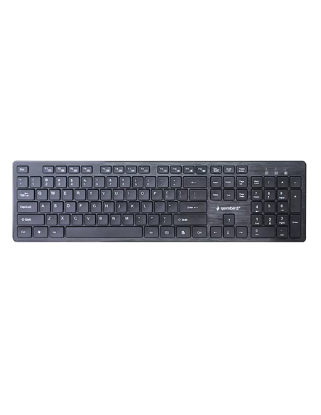 Клавиатура и мышь Gembird KBS-WCH-04-RU, Беспроводное, Чёрный