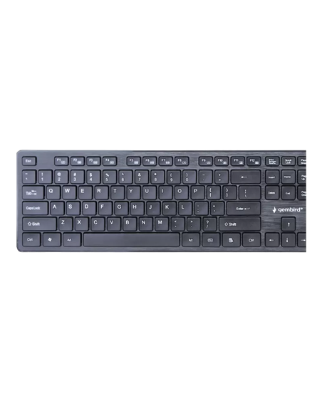 Set Tastatură + Mouse Gembird KBS-WCH-04-RU, Fără fir, Negru