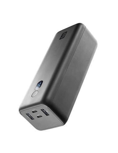 Портативное зарядное устройство Cellularline PD 100W, 27000мА·ч, Чёрный