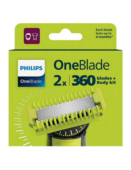 Сменное лезвие для электробритвы Philips QP624/50, Черный | Желтый