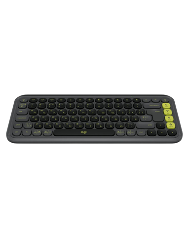 Tastatură Logitech POP ICON, Fără fir, Grafit | Verde