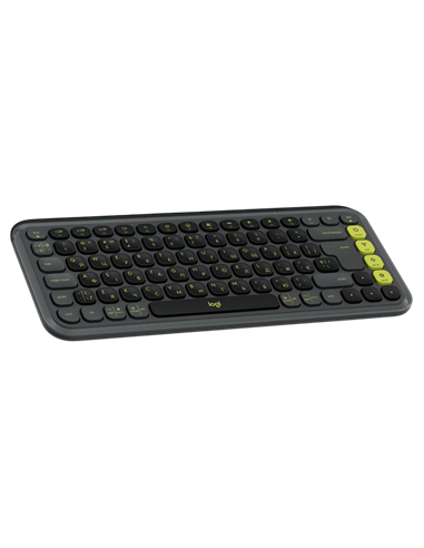 Tastatură Logitech POP ICON, Fără fir, Grafit | Verde