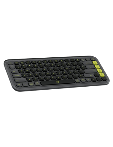Tastatură Logitech POP ICON, Fără fir, Grafit | Verde