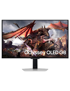 31,5" Игровой монитор Samsung S32DG800, OLED 3840x2160 4K UHD, Чёрный | Серебристый
