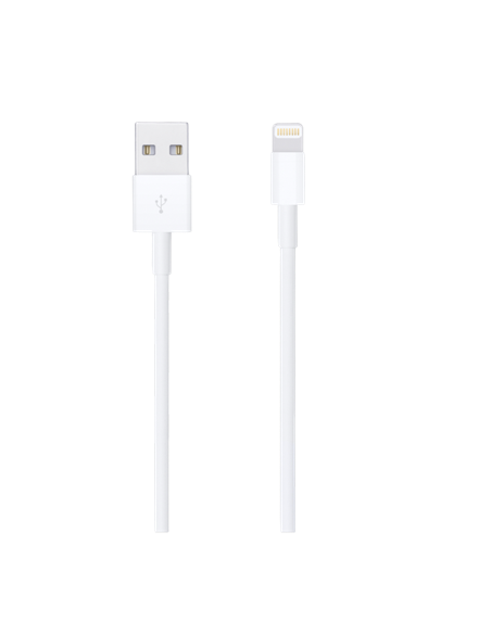 Cablu de încărcare și date Apple Lightning la USB, 1m, Alb