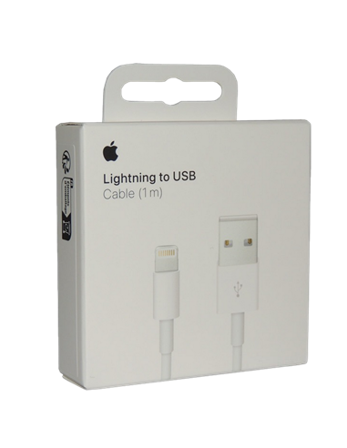 Кабель для зарядки и передачи данных Apple Lightning на USB, 1м, Белый