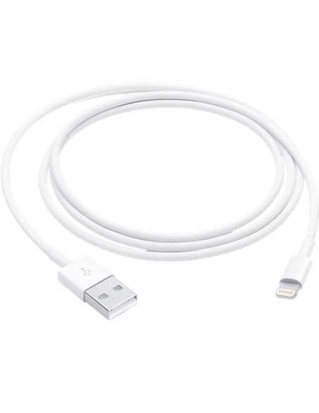 Кабель для зарядки и передачи данных Apple Lightning на USB, 1м, Белый