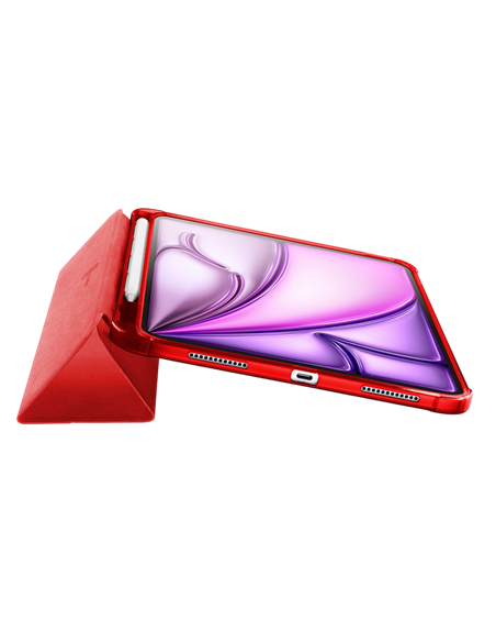 Husă pentru tabletă Cellularline Folio Pro - iPad Air 11'' (2024), Roșu
