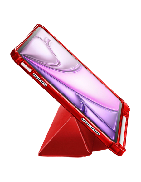 Husă pentru tabletă Cellularline Folio Pro - iPad Air 11'' (2024), Roșu