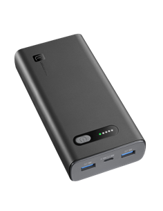 Acumulator extern Cellularline Fast PD 20W, 20000mAh, Negru
