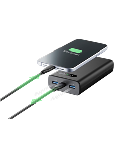 Портативное зарядное устройство Cellularline Fast PD 20Вт, 20000мА·ч, Чёрный 2