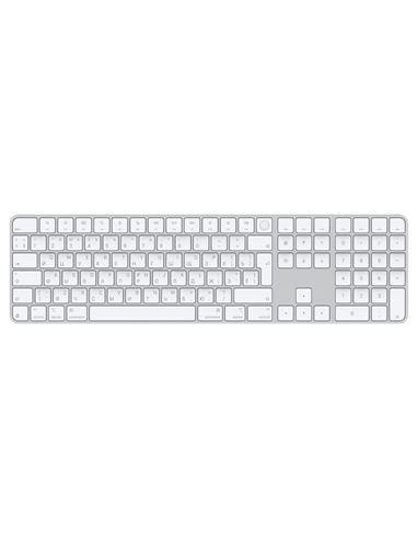 Клавиатура Apple Magic Keyboard with Touch ID and Numeric Keypad A3119 USB-C, Беспроводное, Белый