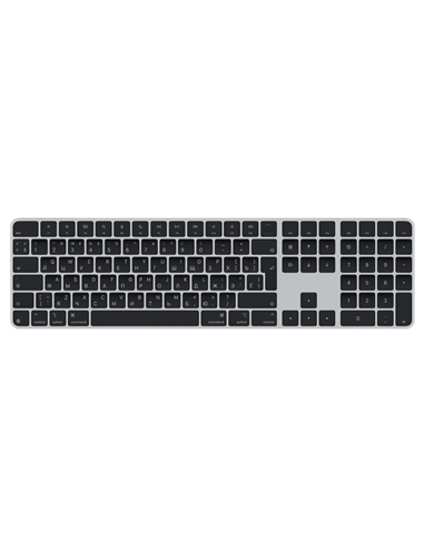 Tastatură Apple Magic Keyboard with Touch ID and Numeric Keypad A3119 USB-C, Fără fir, Negru