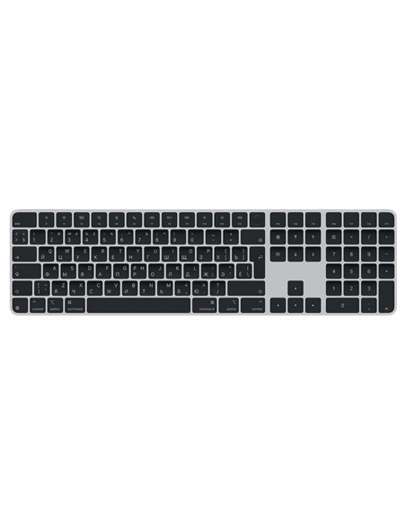 Tastatură Apple Magic Keyboard with Touch ID and Numeric Keypad A3119 USB-C, Fără fir, Negru
